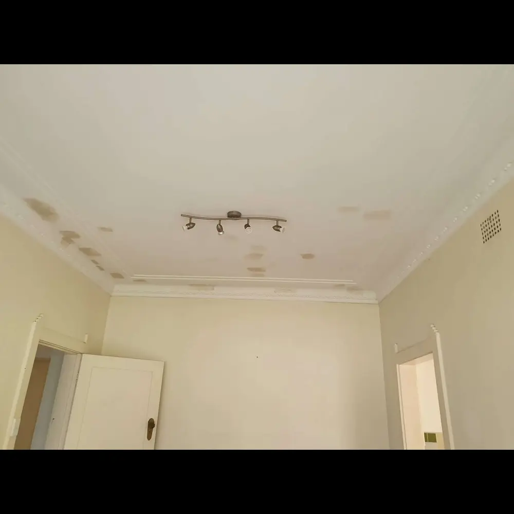 Refined residential hallway with seating